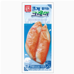 可莱美 韩国进口可莱美 模拟蟹肉 72g*6袋装