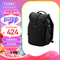 TENBA 天霸 摄影包双肩休闲微单相机包 富尔顿Fulton v2 黑色10L 637-730 10L-黑色