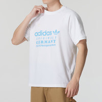 adidas ORIGINALS 三叶草（Adidas）阿迪达斯运动短袖男 时尚简约宽松舒适透气圆领T恤 IR9634 M