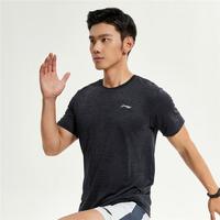 LI-NING 李宁 运动t恤男跑步系列男式短袖T恤训练健身凉爽上衣半袖运动上衣