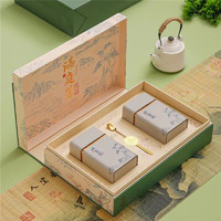 崂卓 2023新茶 崂山绿茶礼盒装浓香250g罐装手工茶叶 山东青岛特产