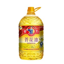 MIGHTY 多力 低芥酸菜籽油芥花油5L新鲜食用油