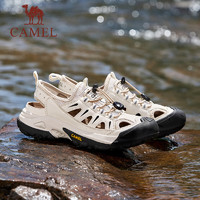 骆驼（CAMEL）2024夏季户外凉鞋透气软弹舒适免系徒步休闲鞋 G14M342616 杏色男 42