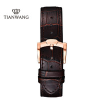 TIAN WANG 天王 表时尚男士皮带配件20MM适用男表型号5845/5844