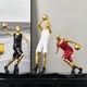 风宇阳光篮球人物摆件装饰品摆设男生日儿童节圣诞节新年礼物办公室装饰 运动三人组