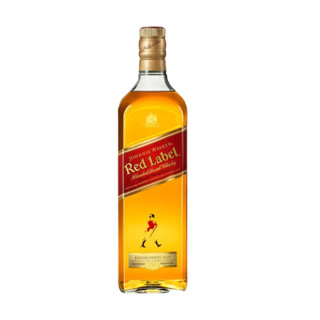 尊尼获加（JOHNNIE WALKER） 红牌红方700ml双支装 苏格兰调和型威士忌 洋酒 无盒