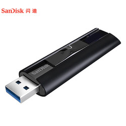 SanDisk 闪迪 至尊超极速系列 CZ880 USB 3.2 固态U盘 黑色 512GB USB