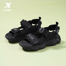 XTEP 特步 男涼鞋輕便透氣沙灘運動防滑戶外涼鞋876219500005