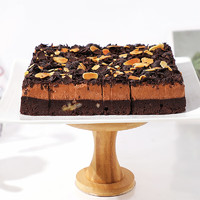 安特鲁七哥 8寸巧克力布朗尼蛋糕900g 休闲下午茶糕点甜品 蛋糕