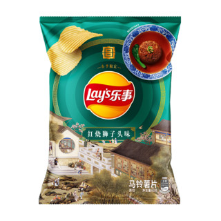 Lay's 乐事 薯片 春季 红烧狮子头味 60克