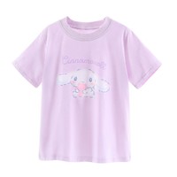 Hello Kitty 玉桂狗联名女童T恤夏季2024新款儿童短袖打底衫