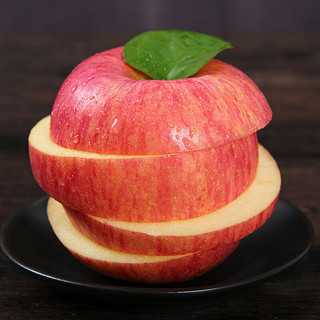 京鲜生 陕西洛川苹果净重4.5斤单果果径80-85mm新鲜水果源头直发