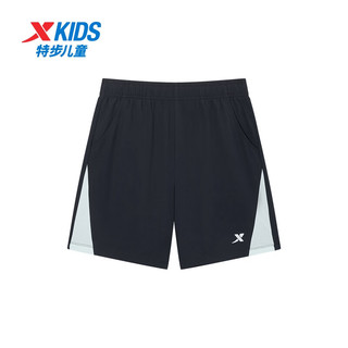 特步（XTEP）儿童童装男童夏季清爽透气速干足球比赛套装 珍珠白 150cm