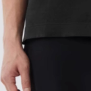 CANADA GOOSE 加拿大鹅 男士短袖POLO衫 1600M 黑色 M
