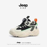 百亿补贴：Jeep 吉普 儿童休闲运动鞋2024新款春季软底防滑男童6-12岁女童鞋子