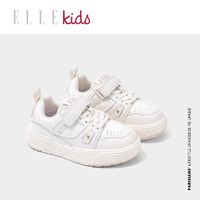 百亿补贴：Ellekids ELLE KIDS春季新款低帮女童板鞋魔术贴儿童休闲鞋男童软底童鞋子