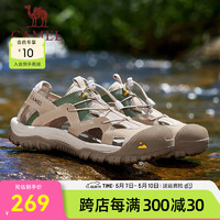 CAMEL 骆驼 2024夏季城市户外凉鞋透气软弹防撞时尚休闲男鞋 G14M396625 沙色男 39