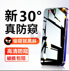 勁派馳 適用iphone全系列鋼化膜防窺膜 2片裝