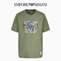EMPORIO ARMANI 阿玛尼 可持续系列 男女款圆领短袖T恤 3D1TM21JFFZ