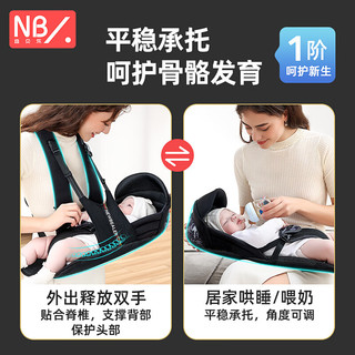 New bealer 纽贝乐 NewBealer）婴儿背带腰凳新生儿横抱式抱娃小月龄宝宝前
