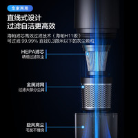 Panasonic 松下 随手吸尘器两用 手持无线 轻盈便携5000Pa高效吸力长续航吸尘器除尘MC-HC11H