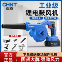 百亿补贴：CHNT 正泰 锂电鼓风机充电式小型吹风机大功率强力工业用吹灰吹雪除尘器