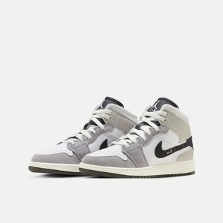 耐克（NIKE）AIR JORDAN 1 MID SE CRAFT(GS) AJ1 FD9091-002 38.5