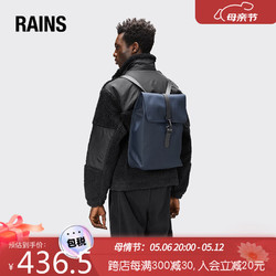 RAINS 双肩包书包电脑包防水运动包大容量背包 Rucksack W3 藏青色