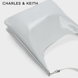 CHARLES&KEITH24夏大容量子母单肩托特包腋下包女母亲节CK2-40782361 Grey灰色 L