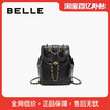 BeLLE 百丽 女包包双肩包商场同款小香风链条包出游包黑色背包X6803CX3