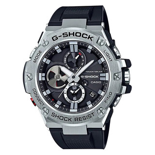 CASIO 卡西欧 G-SHOCK G-STEEL系列 53.8毫米太阳能腕表 GST-B100-1A