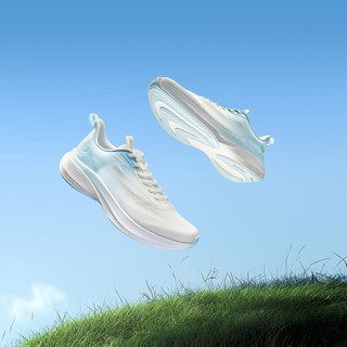 QIAODAN 乔丹 氢速4咻-轻速科技缓震回弹网面运动鞋男跑步鞋