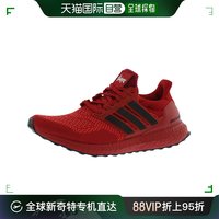 adidas 阿迪达斯 男士红色低帮系带网面透气舒适运动鞋