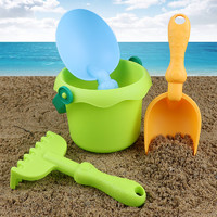 沙滩玩具挖沙桶铲子 4件套