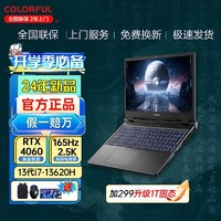 百亿补贴：COLORFUL 七彩虹 隐星P15新品2024款酷睿i7-13620H_RTX4060电竞游戏笔记本灰