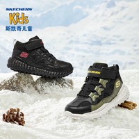 百亿补贴：SKECHERS 斯凯奇 男中大童鞋冬季棉靴保暖舒适儿童运动鞋儿童雪地靴405229L