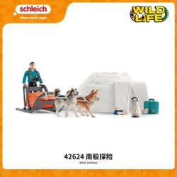 Schleich 思樂 動物模型套裝系列仿真兒童玩具禮物南極探險隊42624