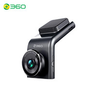 360 行车记录仪 G300pro 1296p高清 微光夜视 黑灰色