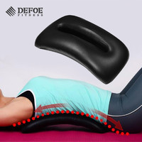 DEFOE 仰卧起坐板训练垫腹肌家用支撑板辅助器运动健身腰垫AB MAT木质款