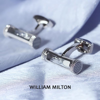 William Milton 法式衬衫时光沙漏袖扣男士轻奢袖钉高端定制礼盒装