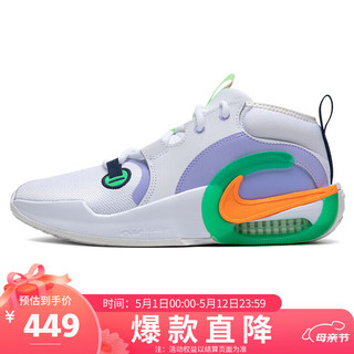 耐克（NIKE）夏季AIR ZOOM 运动鞋舒适休闲鞋 FB2689-101 白色 33.5码 