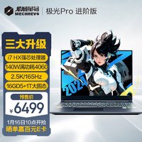 百亿补贴：机械革命 极光Pro i7-13650HX RTX4060 16英寸游戏本笔记本电脑