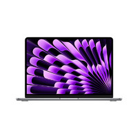 Apple 苹果 MacBook Air M3芯片13.6英寸2024新款超轻薄笔记本电脑 深空灰 定制 M3芯片 16G+512