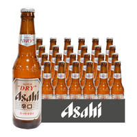Asahi 朝日啤酒 生啤超爽系列330ML*24瓶日式经典啤酒整箱装包邮