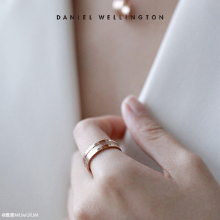 丹尼尔惠灵顿（DanielWellington）dw戒指女时尚简约520 玫瑰金 10号DW00400089 玫瑰金10号