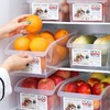 ULIYA 欧丽雅 冰箱收纳盒塑料保鲜盒家用分格长方形食品冷冻盒鸡蛋盒厨房储物盒 31*17.5*11.5