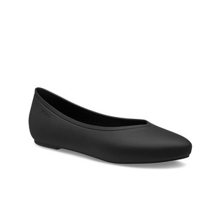 卡骆驰crocs布鲁克林尖头平底鞋女士休闲鞋210169 黑色-001 34(210mm)