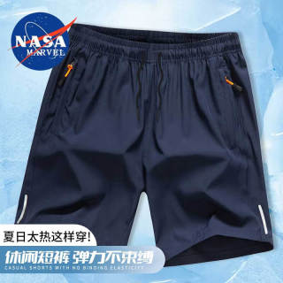 NASA MARVEL 短裤男2024夏季新款速干冰丝宽松大码运动短裤休闲跑步百搭短裤