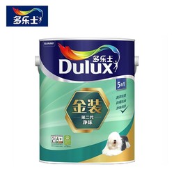 Dulux 多樂士 乳膠漆二代五合一凈味室內家用自刷墻面漆內墻漆涂料防油5L