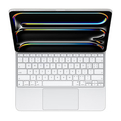 Apple 苹果 妙控键盘 - 适用于 13 英寸 iPad Pro (M4) - 中文 (拼音) - 白色